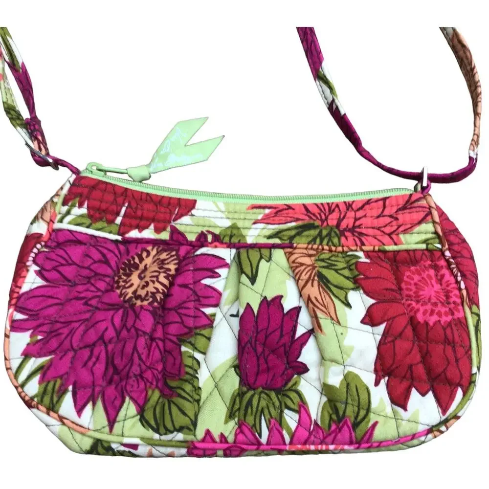 Vera Bradley Hello Dahlia Frannie Crossbody Purse